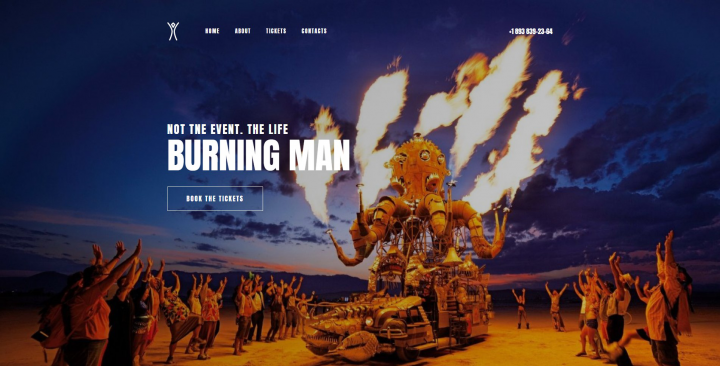 ¸  "Burning Man". 