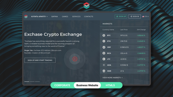 Cryptocurrency Exchange 