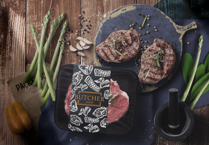 Meat packaging design