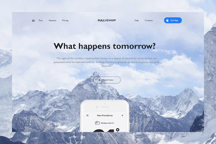 Сайт FULLVIEWAPP на Bootstrap