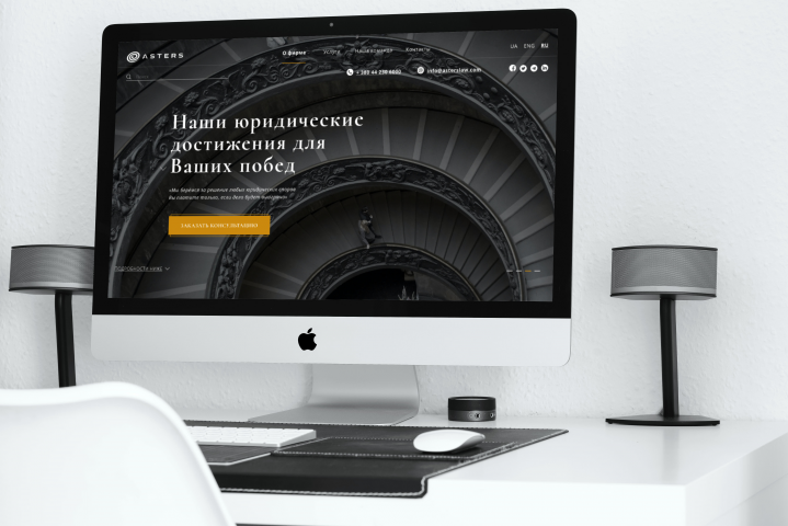 Asters web-design 