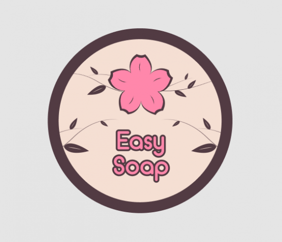 Логотип для изготовителя мыла ручной работы "Easy Soap"