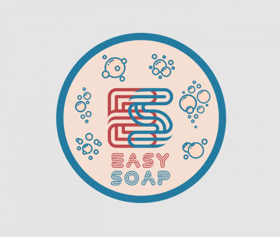 Логотип для изготовителя мыла ручной работы "Easy Soap" №2