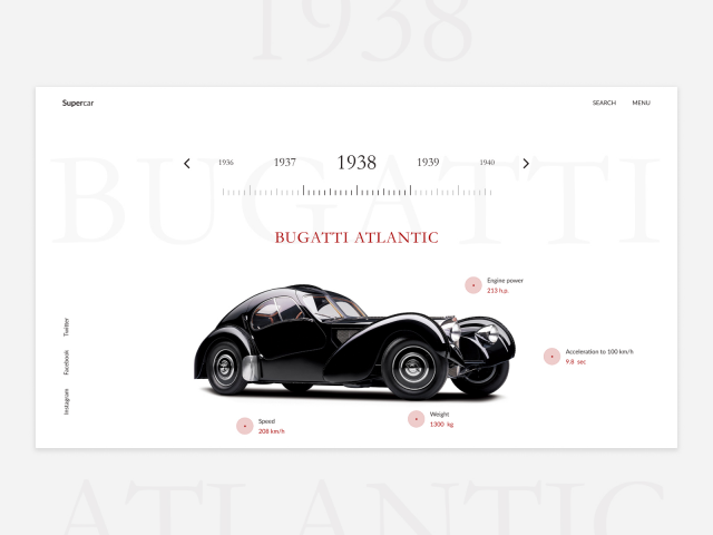 Web Bugatti Atlantic