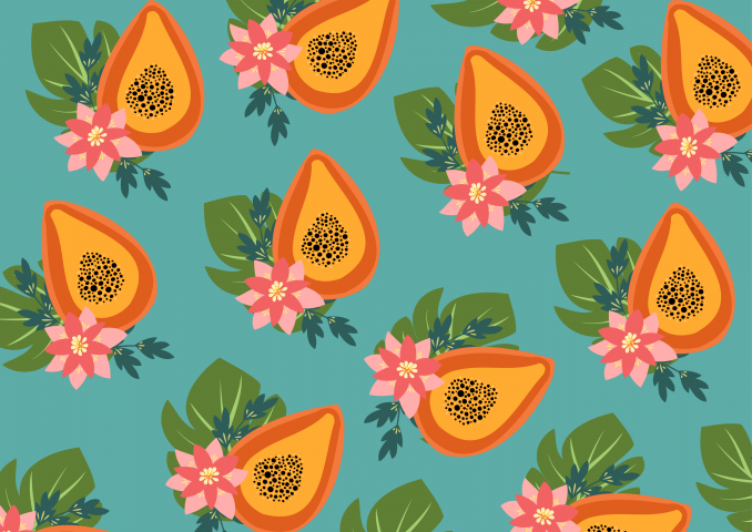 Papaya pattern