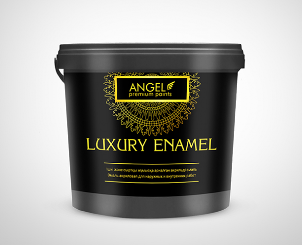 Дизайн этикетки для акриловой эмали "Luxury Enamel" 