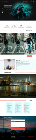 Landing page photographer