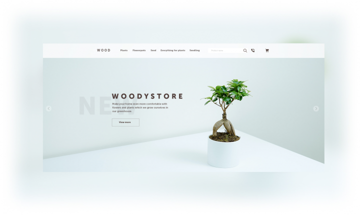 Landing Page - Plants Shop