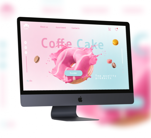 Landing Page pastry shop