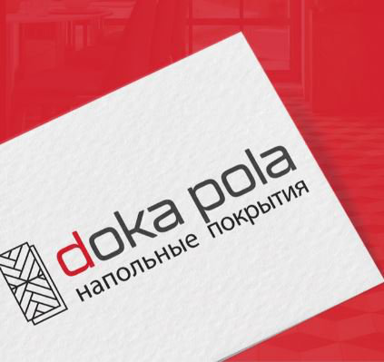 Логотип магазина напольных покрытий DocaPola