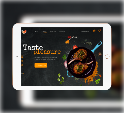 Landing Page Restaurant