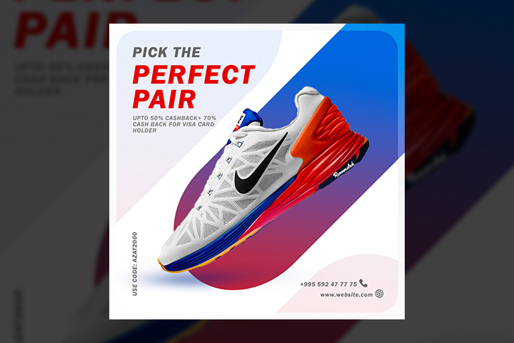 Nike Shoes - Banner design