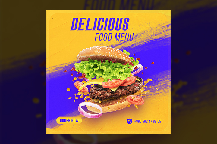 Burger - Banner design