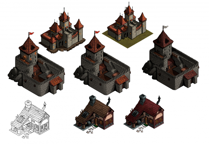 Buildings for game