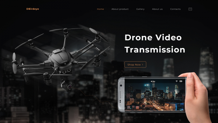 Landing Page "Drone Video"