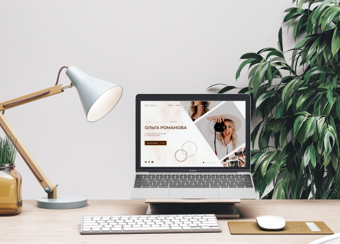 Landing page для фотографа