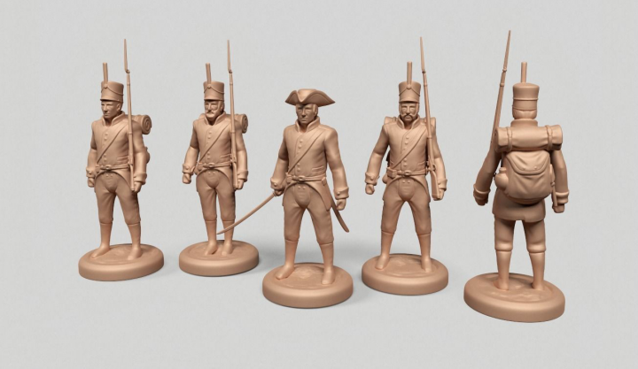 Line Infantry Squad Figurines