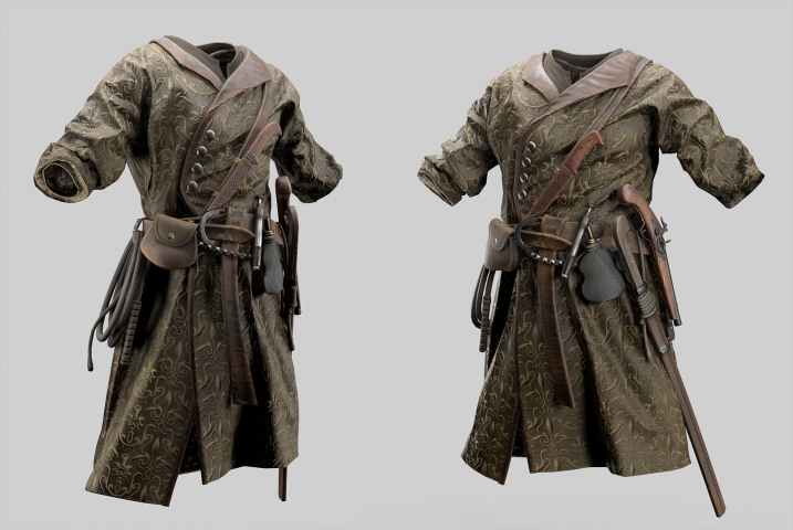 XVII century style male outfit 