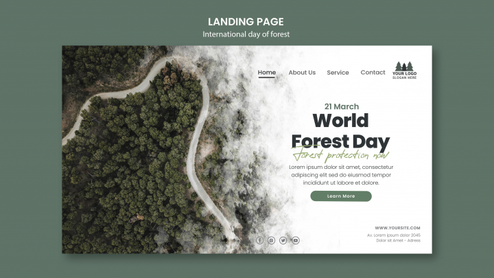 Pixel-perfect  Landing page