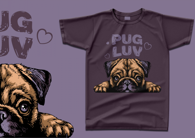 Pug T-shirt