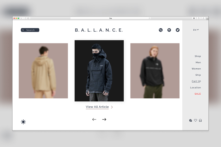 Интернет магазин "Ballance"