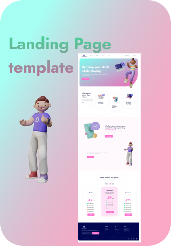 Landing Page template ()
