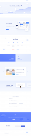 PlanYourLive (верстка главной страницы)