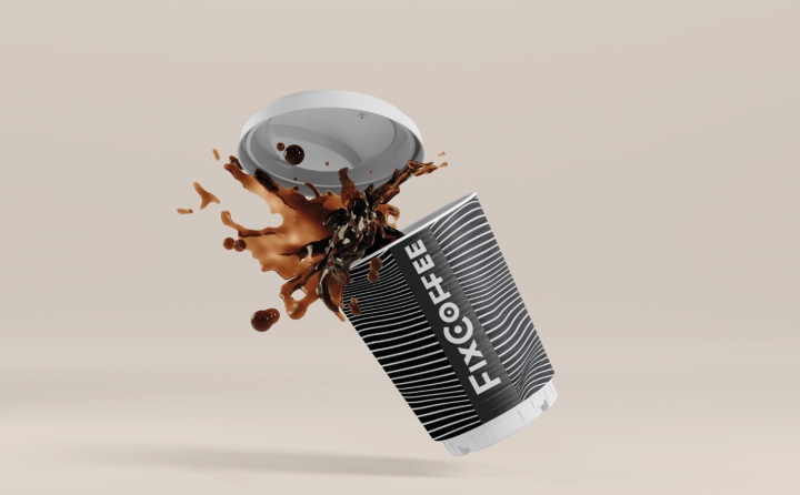 Paper cup design for FixCoffee