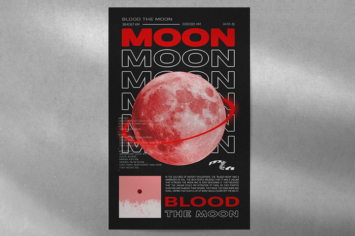 Poster "BLOODMOON"
