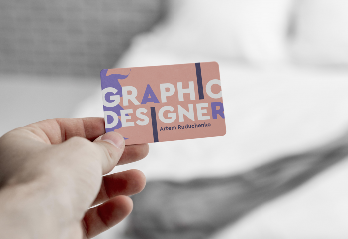 визитка graphic designer