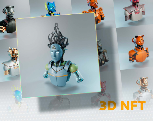 3D NFT ROBOTOKEN