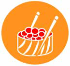 логотип для суши шоп