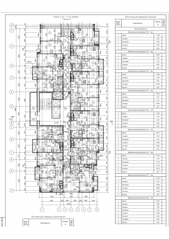 Многоэтажка, план типового этажа