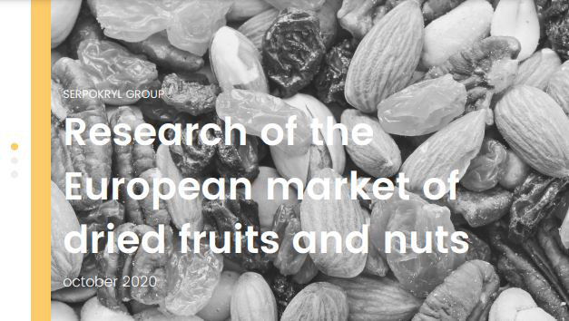 Research of the European market of dried fruits and nuts
