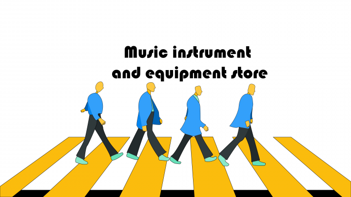Логотип для магазина музыкальных инструментов и аппаратуры