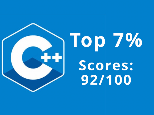  C++11. -7% (92/100)