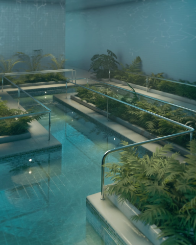 Liminal space - swimming pool
