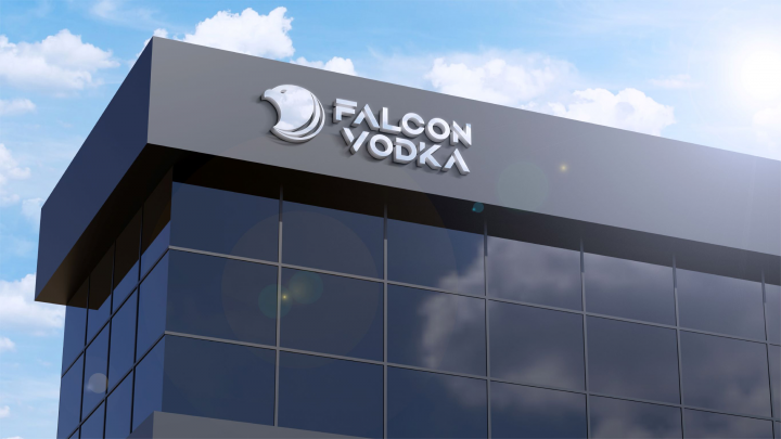 Logo Design for Falcon Vodka