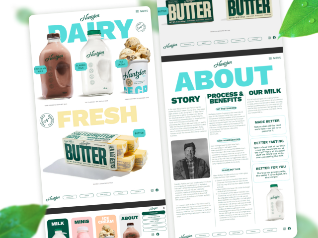 Brand website milk