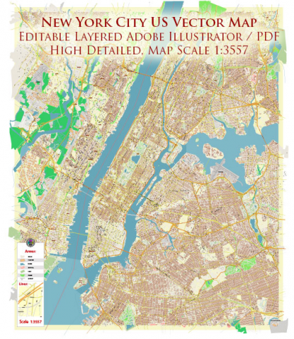 New York City Vector Map