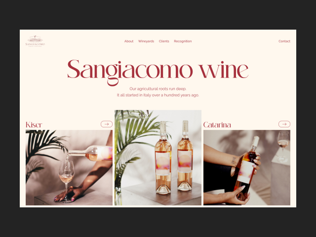Sangiacomo wine