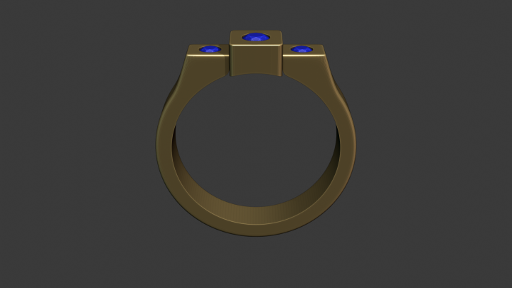 3D модель кольца для печати на 3D принтере