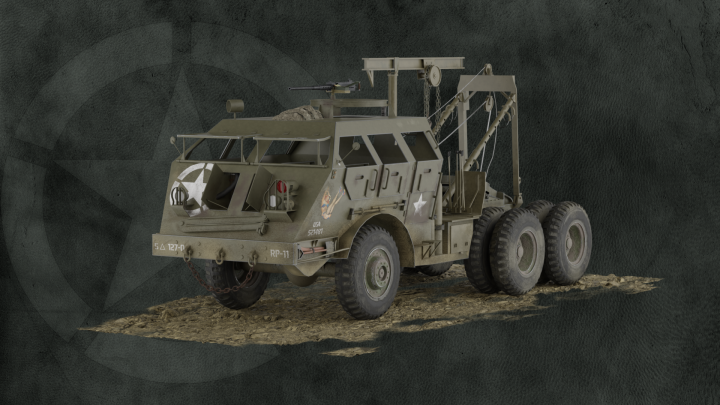  3D    M25 Tank Transporter
