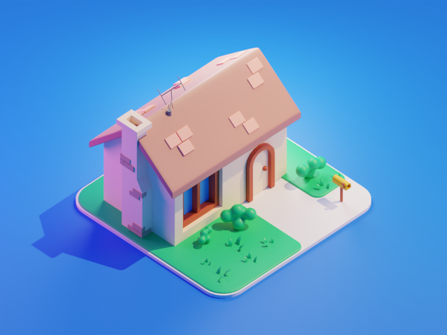  Low Poly House