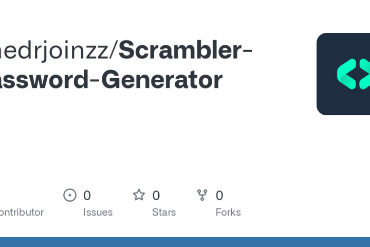 Scrambler-Password-Generator