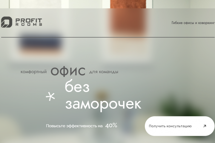 PROFIT ROOMS Landing Page