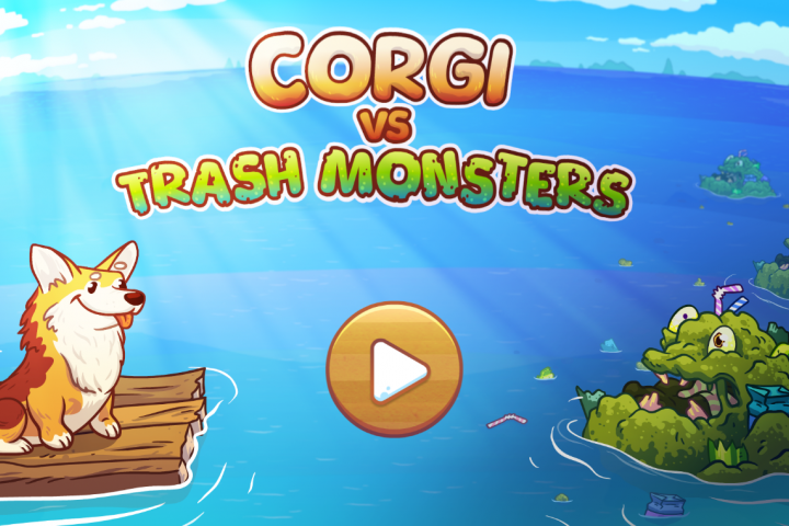  2D  - Corgi & trash monstres