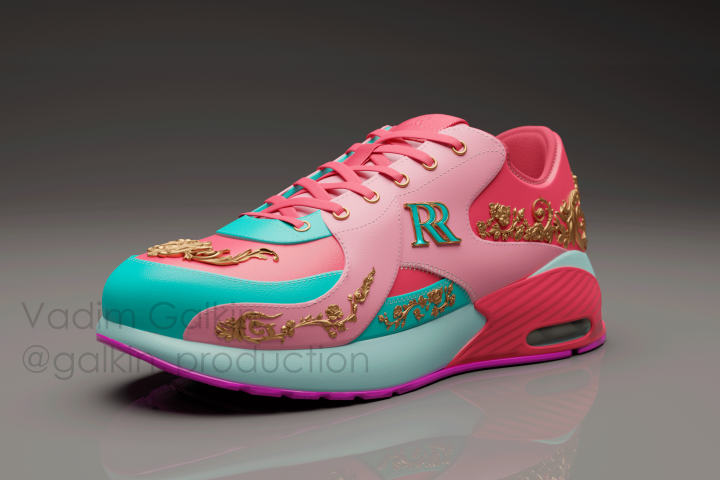 3D model of a sneaker created for brand (#1)