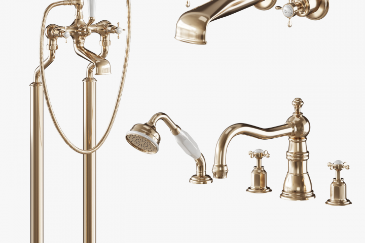 Perrin & Rowe Edwardian Collection Bathroom Faucet