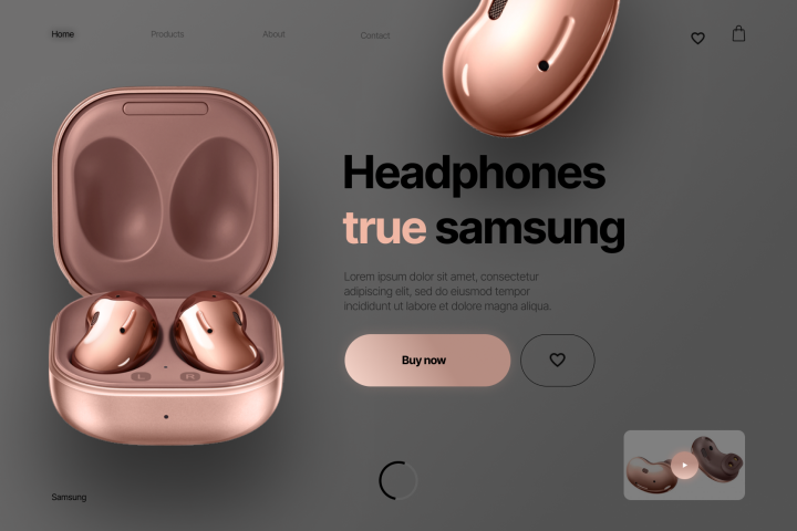 Headphones true samsung